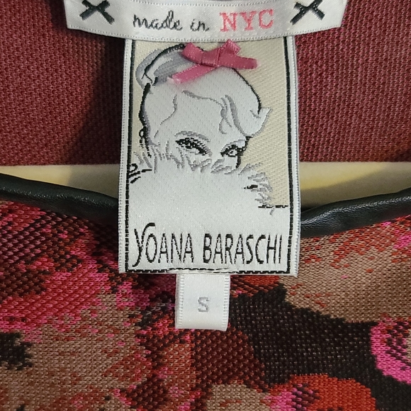 Gorgeous Floral dress with leather piping - Picture 5 of 10